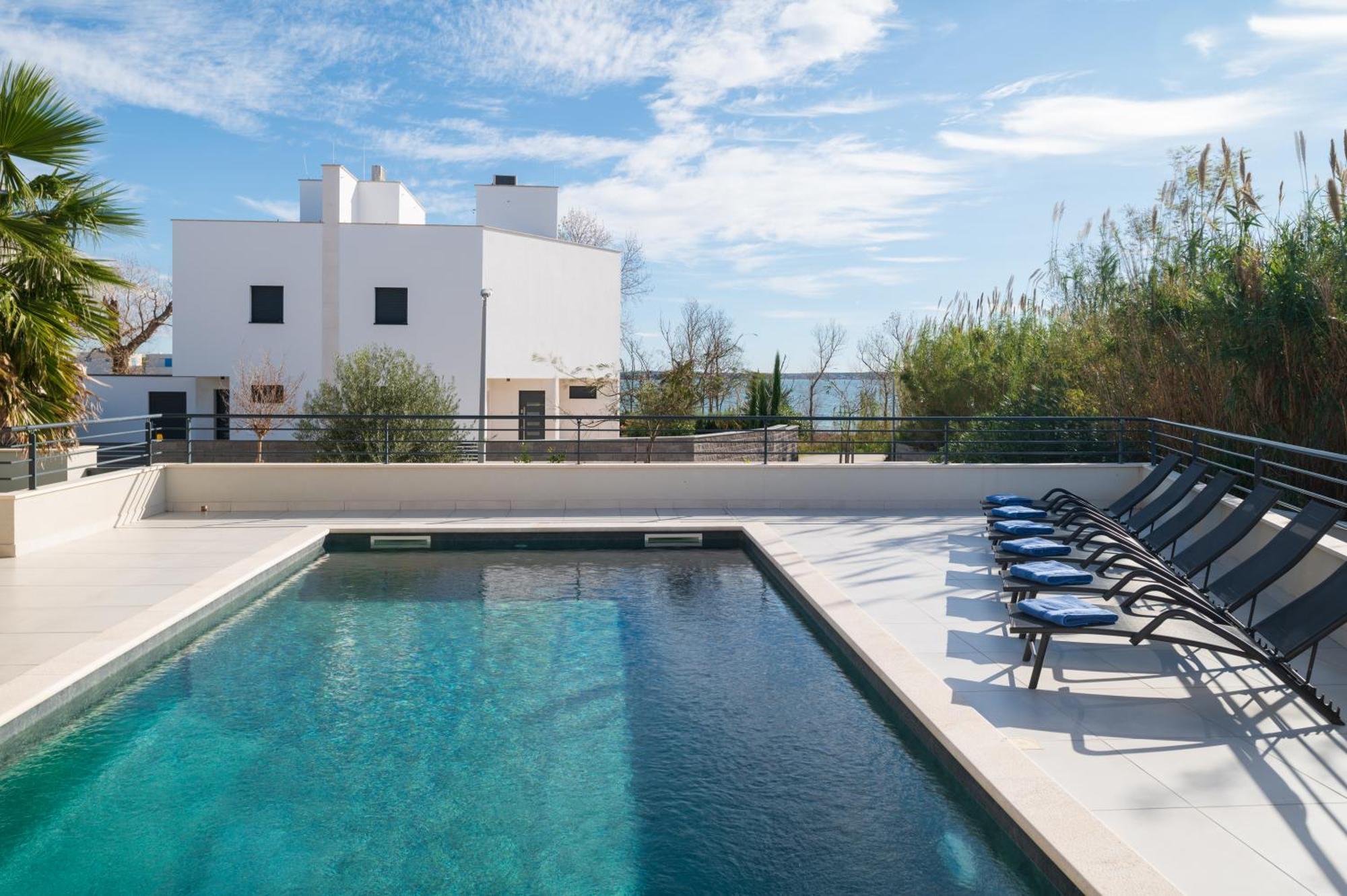 Villa Roca With Heated Pool And Sauna Privlaka  Dış mekan fotoğraf