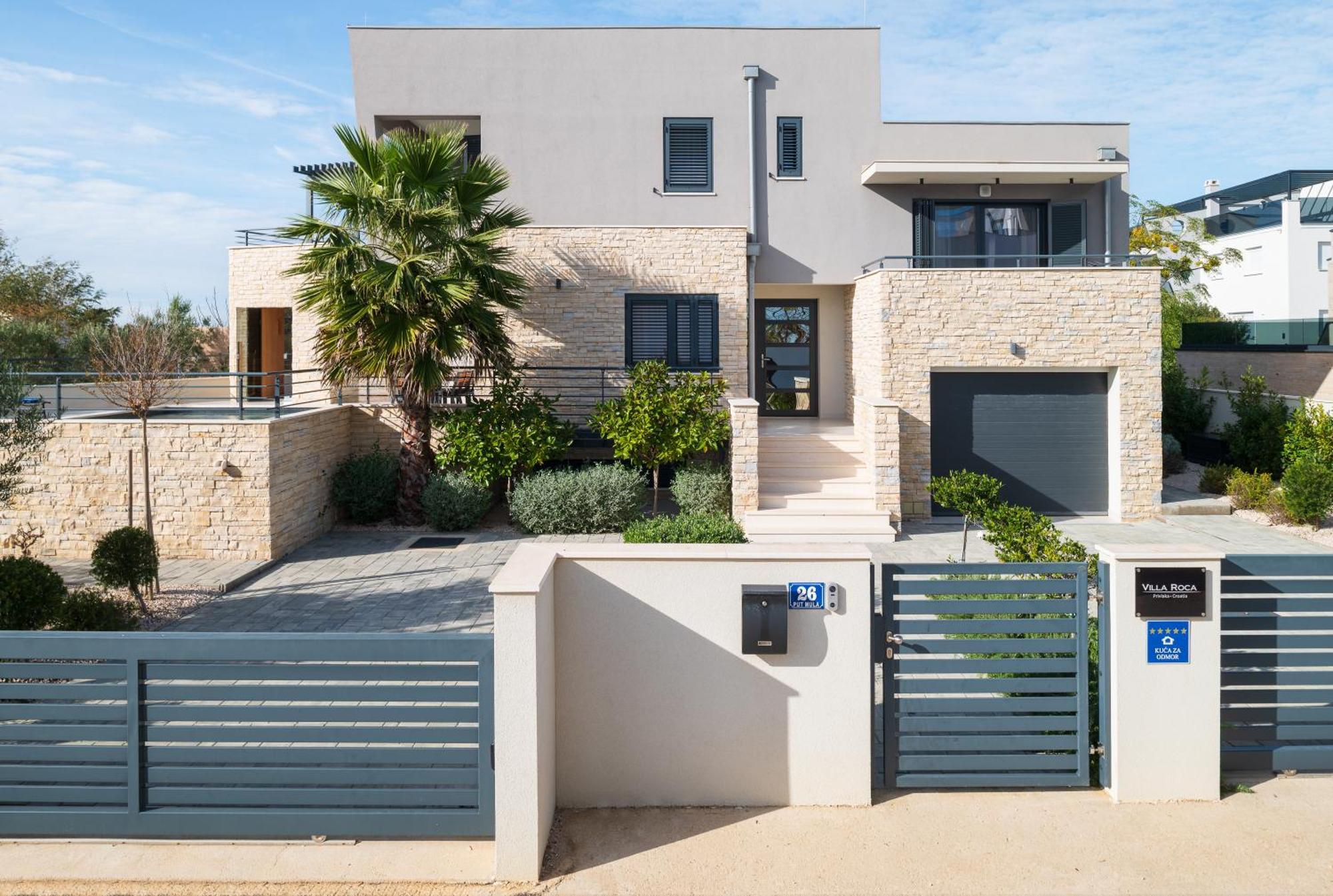 Villa Roca With Heated Pool And Sauna Privlaka  Dış mekan fotoğraf