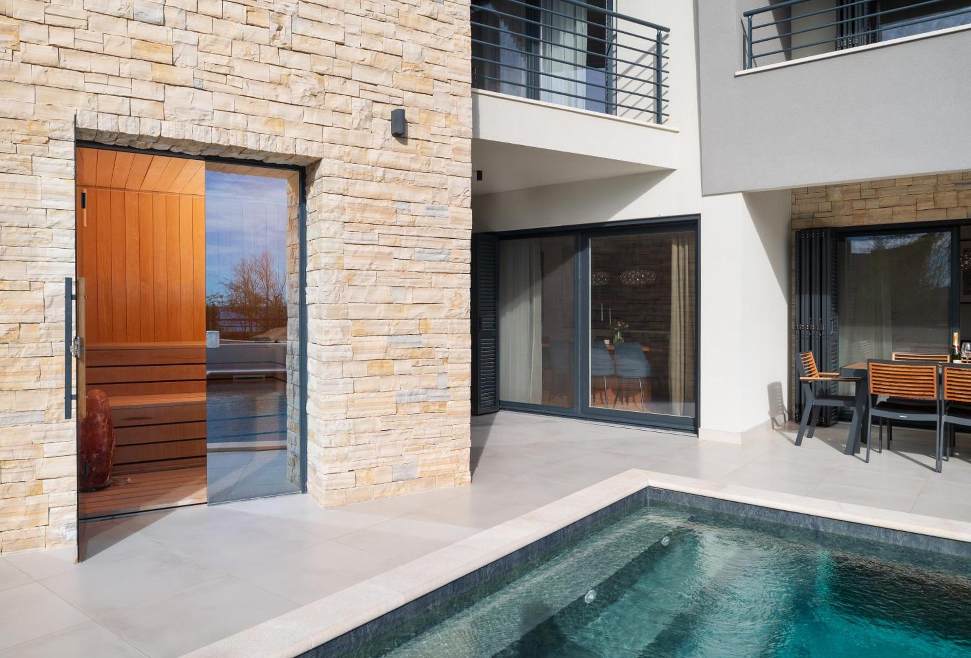 Villa Roca With Heated Pool And Sauna Privlaka  Dış mekan fotoğraf