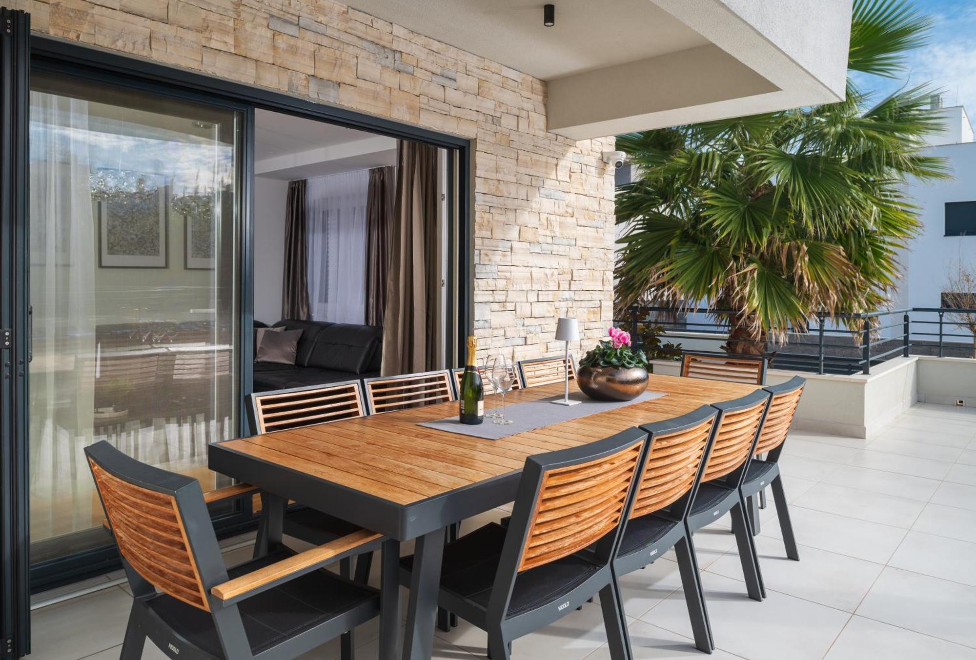 Villa Roca With Heated Pool And Sauna Privlaka  Dış mekan fotoğraf