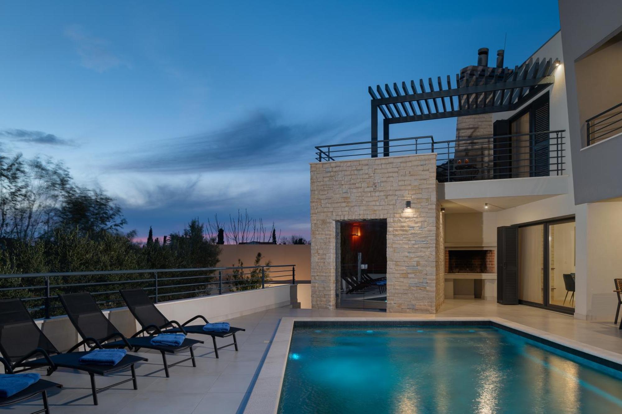 Villa Roca With Heated Pool And Sauna Privlaka  Dış mekan fotoğraf