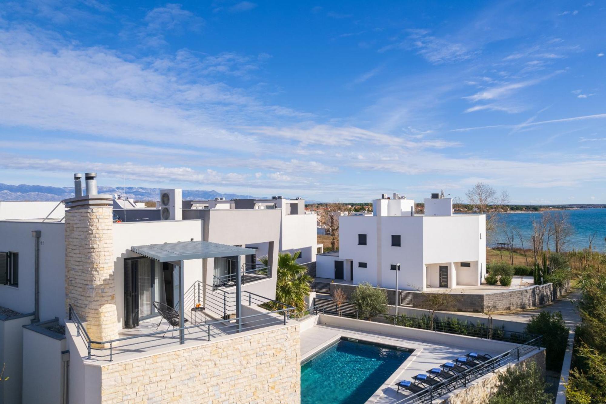 Villa Roca With Heated Pool And Sauna Privlaka  Dış mekan fotoğraf