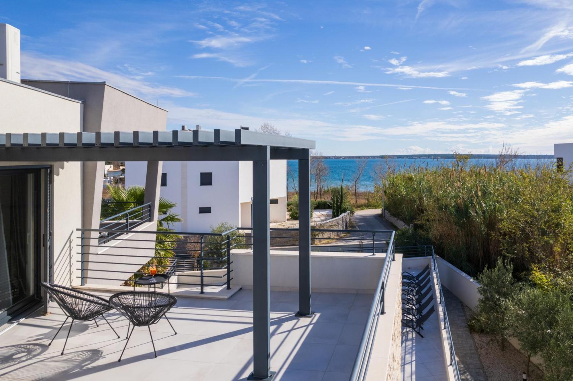 Villa Roca With Heated Pool And Sauna Privlaka  Dış mekan fotoğraf